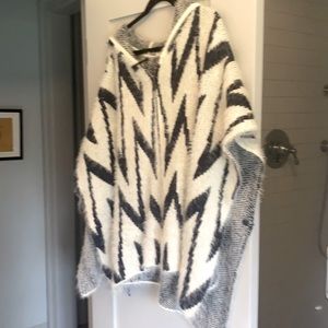 Never worn poncho !!